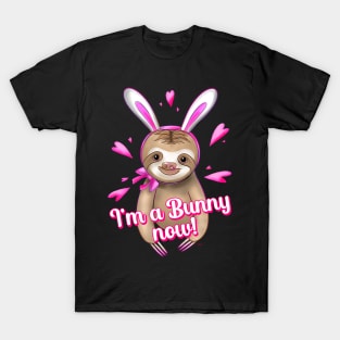 Sloth Cute and Funny Bunny T-Shirt